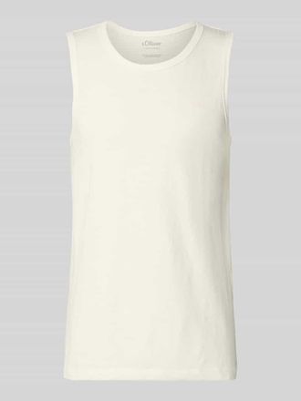 s.Oliver Red Label Regular Fit Tank Top aus reiner Baumwolle in Weiss, Gr&ouml;&szlig;e 3XL