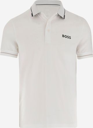 HUGO BOSS Stretch Nylon Polo Shirt With Logo