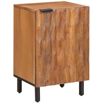 vidaXL Bathroom Cabinet Brown 38 x 33 x 58 cm Solid Mango Wood vidaXL