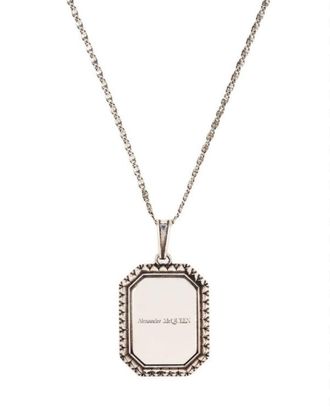 Alexander McQueen Logo Pendant Necklace