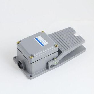 OEM Interruptor De Pie - Interruptor De Pie, Carcasa De Aluminio Antideslizante, Pedal Moment&aacute;neo, Contactos Plateados Lt3