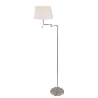 Steinhauer Steinhauer - Mexlite - L&aacute;mpara De Pie - Bella - Acero - Metal Tejido - L&aacute;mpara