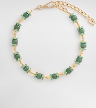 Dolce & Gabbana Necklace With Spheres - Man Bijoux Green Metal Onesize