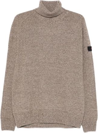 Peuterey Beige Trui voor Mannen Aw 25 - Heren - Coltruien - Beige - 2XL - Wol - Truien & Vesten