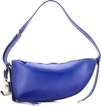 Burberry Shield Sling Shoulder Bag Leather Mini crossbody bag - Blauw
