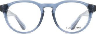 Ferragamo Demo Oval Unisex Eyeglasses SF2987E 462 50
