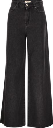 Max Mara Vaqueros de mezclilla de pernera ancha Maxmara Wkdvega de Weekend