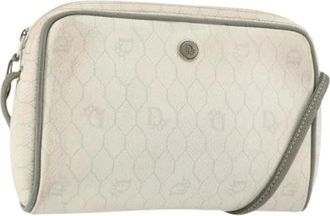 Dior Pre-owned Cross Body Bags, female, White, Size: ONE SIZE Pre-owned Vintage Shoulder Bag