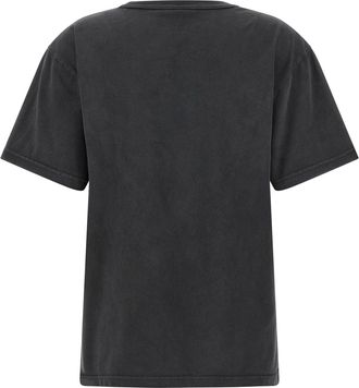 Alexander Wang Womens Black Cotton T-Shirt