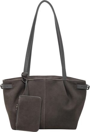 Generic Trendy Tote Bag Vintage Shoulder Bag Fall Winter Hobo Bag for Women (Grey)