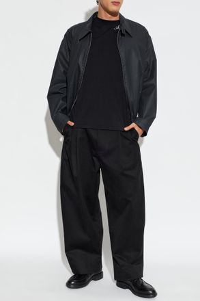 Amiri T-shirt With Embroidered Logo, Mens, Black