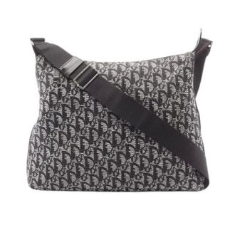 Dior Pre-owned Cross Body Bags, female, Blue, Size: ONE SIZE Pre-owned Trotter Canvas Shoulder Bag
