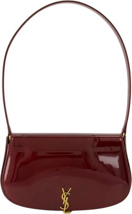 Saint Laurent Shoulder Bags, female, Red, Size: ONE SIZE Mini Voltaire