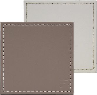 FreeForm Design Wende-Untersetzer Duo im 4er-Set - Taupe/Weiss