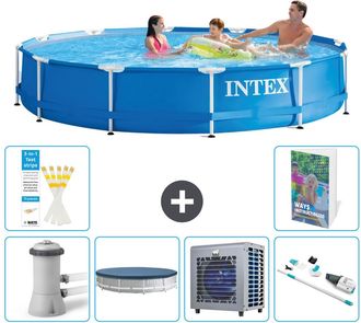 Intex Piscina Con Estructura Redonda - 366x76 Cm - 7-piezas S199