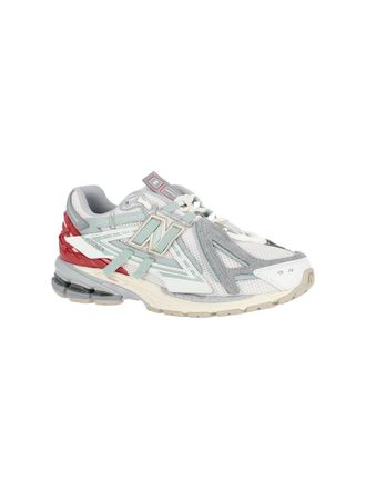 New Balance Mixed-Material Low-Top Sneaker - Multicolor