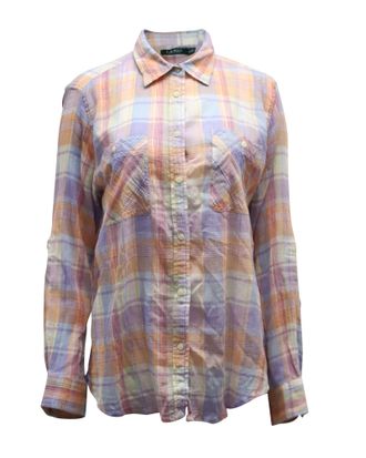 Ralph Lauren Lauren Ralph Lauren Plaid Shirt in Multicolor Cotton