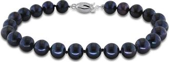 Delmar Cultured Pearl Bracelet, 7-7.5mm in Black at Nordstrom Rack