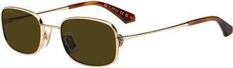 Etro Zonnebril - Dames - Zonnebrillen - Geel - 52 MM - Accessoires