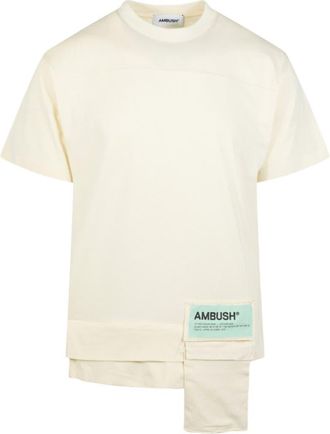 AMBUSH Waist Pocket Cotton T-Shirt in Ivory at Nordstrom Rack, Size Medium