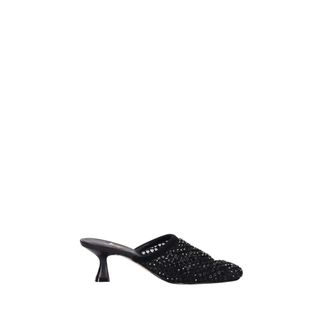 Marc Ellis Novara Plus Mule - Dames - Muiltjes - Zwart - 38 EU - Leer - Schoenen
