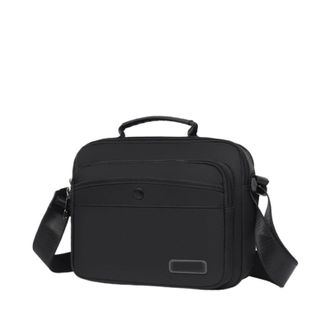 Generic Compatible For Mens Bag Oxford Fabric Shoulder Large Capacity(Black)