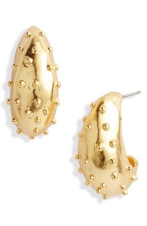Karine Sultan Ladybug J-Hoop Earrings in Gold at Nordstrom