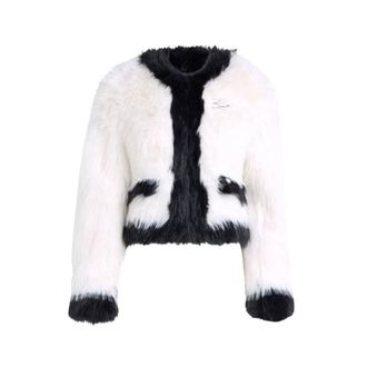 Karl Lagerfeld Dames, Jassen, Wit, Maat: S