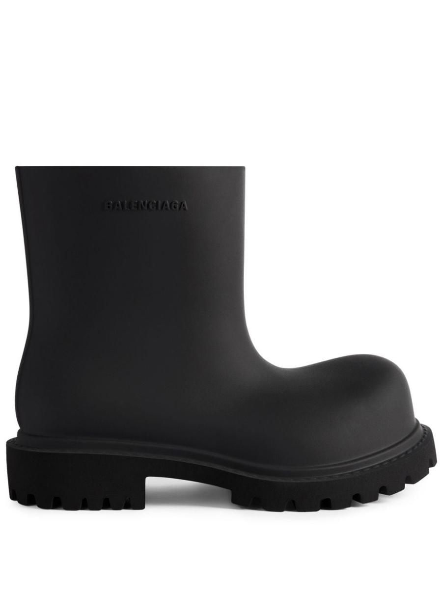 ショートブーツ・ブーティ Balenciaga Black Rubber Balenciaga X Crocsankle Boots Balenciaga x Crocs™ Ankle Boots | Black | FARFETCH