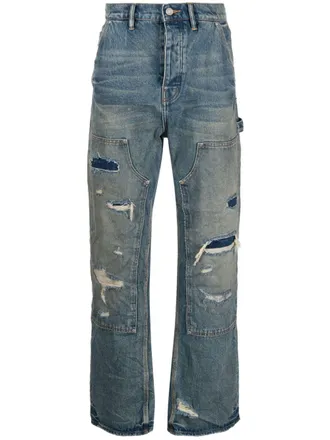 Purple Jeans con cavallo basso P015 Carpenter - Blu