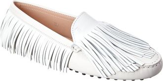 Tod's TodS Tassel Fringe Leather Loafer