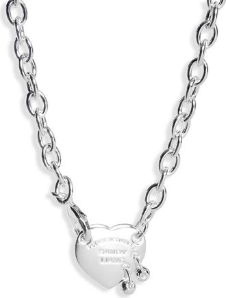 Sandy Liang Return to Sandy Pendant Necklace in Silver at Nordstrom