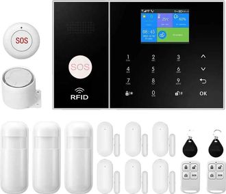 OEM Sistema De Alarma Para El Hogar, Conectividad Inal&aacute;mbrica, Control Mediante Aplicaci&oacute;n M&oacute;vil, D-4g, Enchufe Europeo