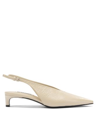 Jil Sander Leder-Slingback