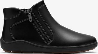 Clarks Womens Bryianne Carly Black Leather Boots - Size UK 4.5