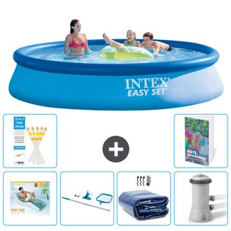 Intex Piscina Easy Set Redonda - 396x84 Cm - 7-piezas S134