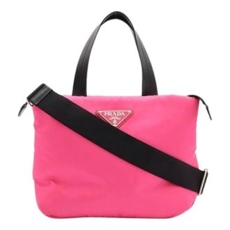 Prada Borsa Tote Vintage in Nylon Pre-owned - - Pre-owned - Donna - Rosa - ONE SIZE