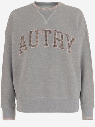 Autry Cotton Sweatshirt With Logo