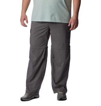 Columbia Mens Silver Ridge Utility Convertible Pant, City Grey, 46W x 30L Big