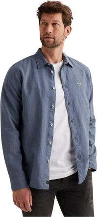 PME Legend Heren, Overhemden, Blauw, Maat: 3XL Linnen