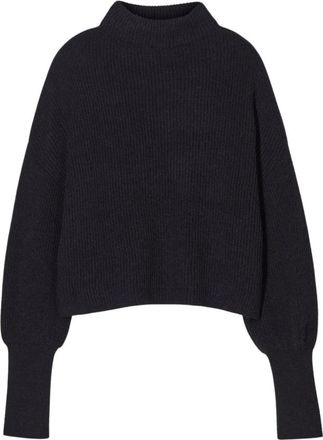Closed Jersey Turtleneck - Dames - Coltruien - Zwart - M - Wol - Truien & Vesten