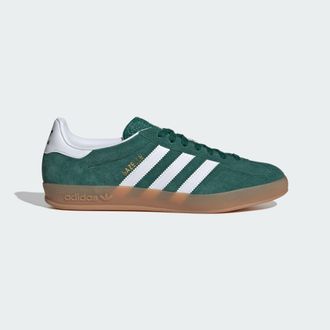 adidas Originals ADIDAS Originals Mens Gazelle Indoor Shoes - Green Leather - Size UK 10.5