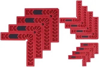 OEM Juego De 12 Soportes De Posicionamiento En Forma De L De 90&deg; Fabricados En Pl&aacute;stico De Alta Resistencia, Abrazaderas De &Aacute;ngulo Recto, Herramienta De C