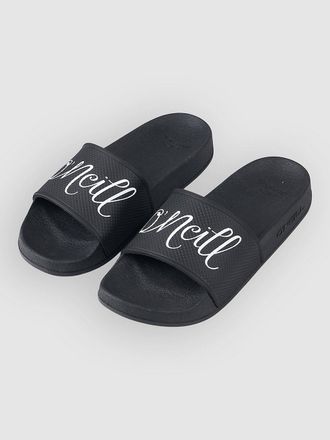O'Neill Script Slides Sandalias negro