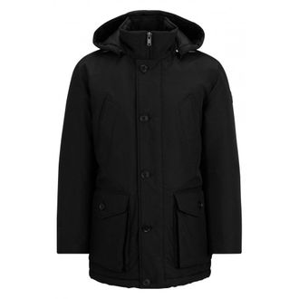 Boss Orange by Hugo Boss Osiass Mens Parka - Black - Size 40 (Chest)