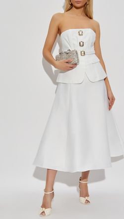 Self Portrait Off-shoulder Dress, Womens, White