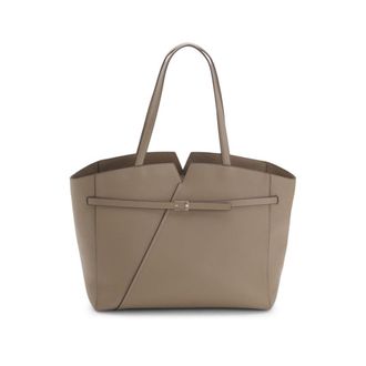 BOSS REVERS tote bag in leather with belt detail