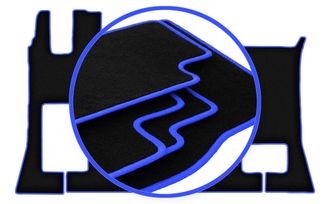 OEM Alfombrillas Carlux-blue Para Mercedes Actros Mp5 (2019-)