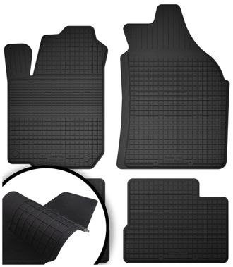 OEM Alfombrillas De Goma Para La Bandeja Trasera Del Mitsubishi Colt V / Cjo Hatchback (1996-2003)