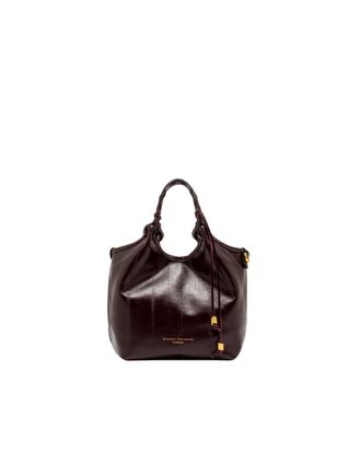 Gianni Chiarini Womens Leather Handbag Dua Antique Ruby Cow Handbags Hand Bags